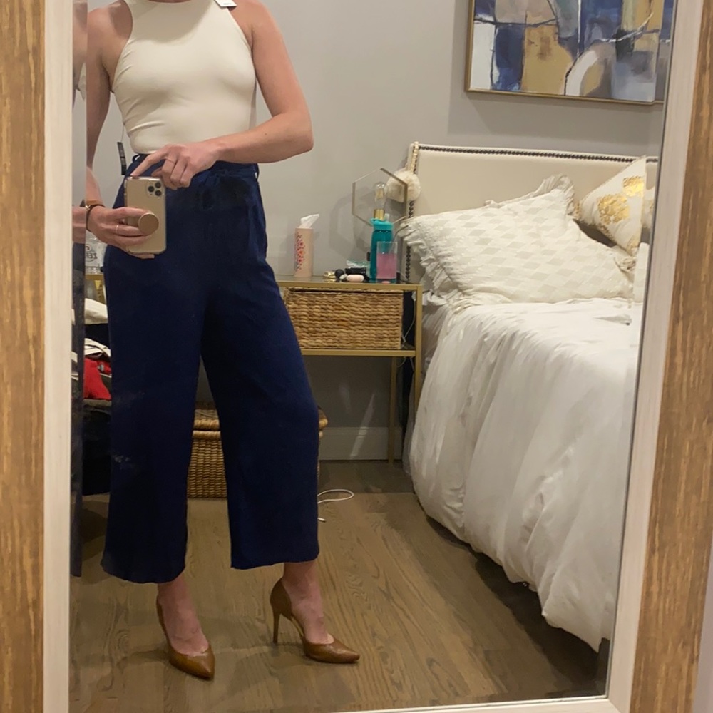 BB Dakota Flowy Pants with Tie
